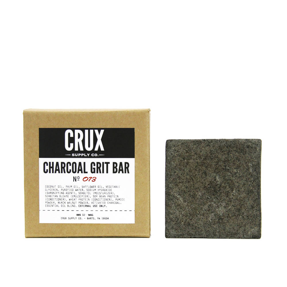 Charcoal Grit Bar | Crux Grooming