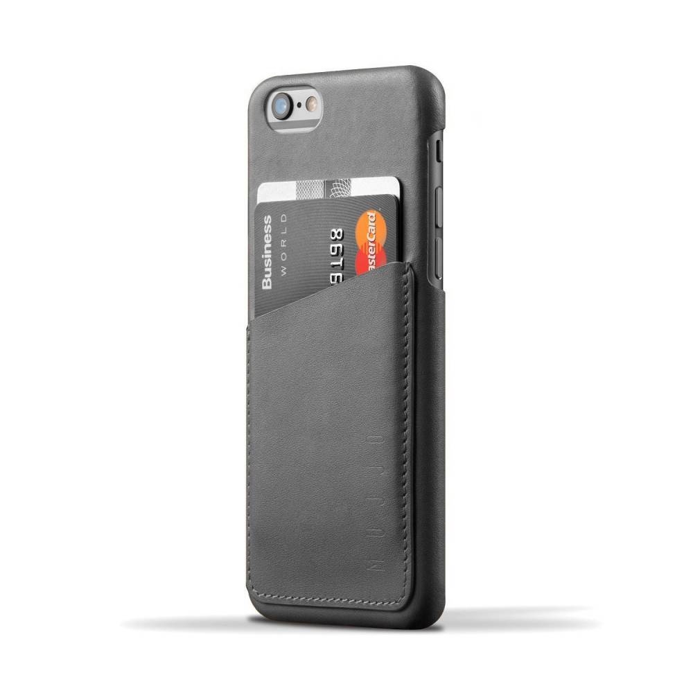 Leather Wallet Case for iPhone 6(s) | Gray | Mujjo