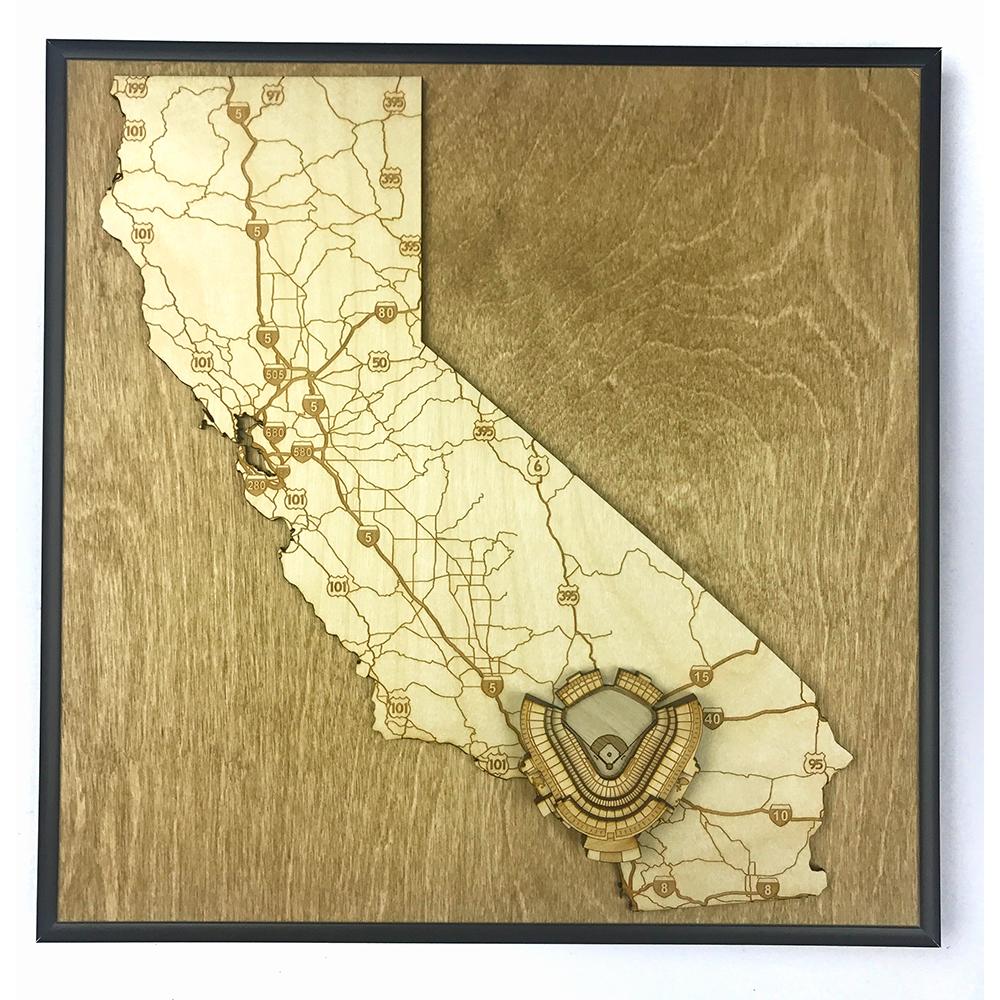 3D Stadium Maps | California, Los Angeles (Dodger Stadium)