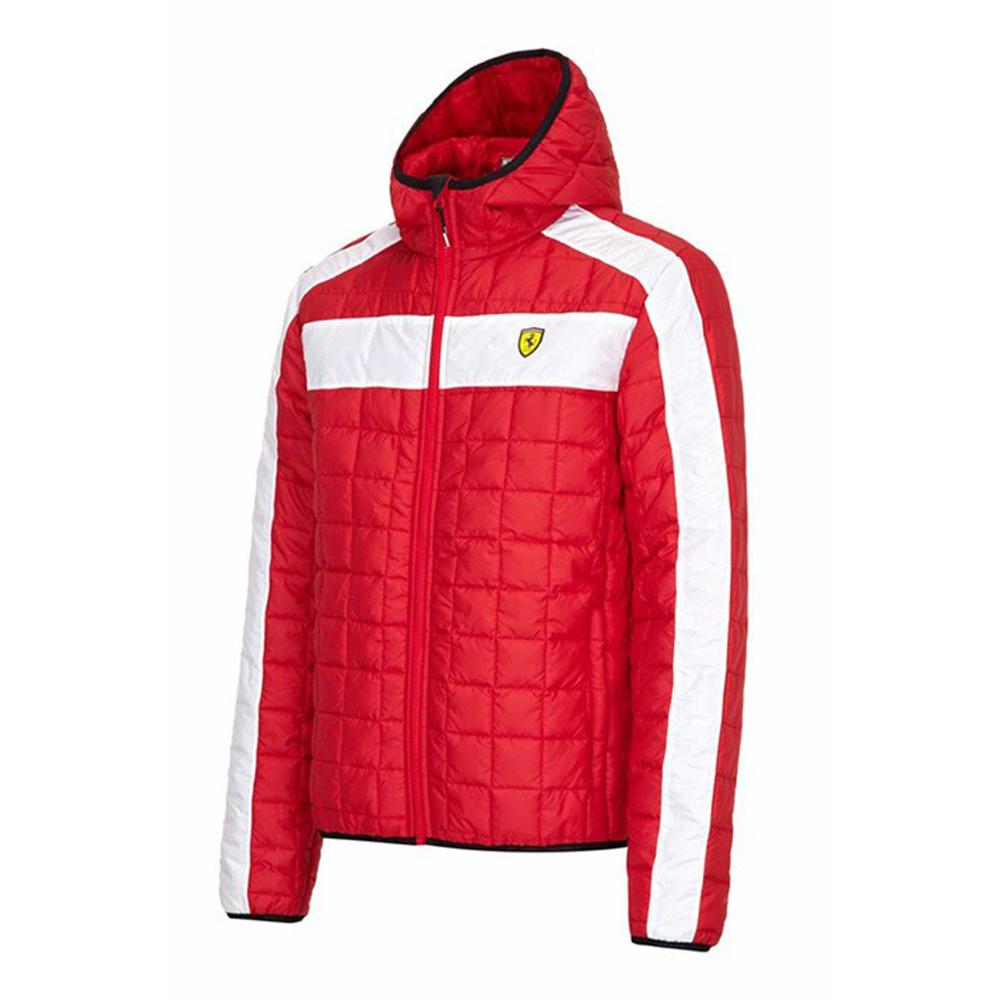 Scuderia Ferrari Packable Padded Jacket Mens | Motorstore